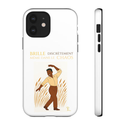 Brille discrètement with Image - Chic Phone Case white