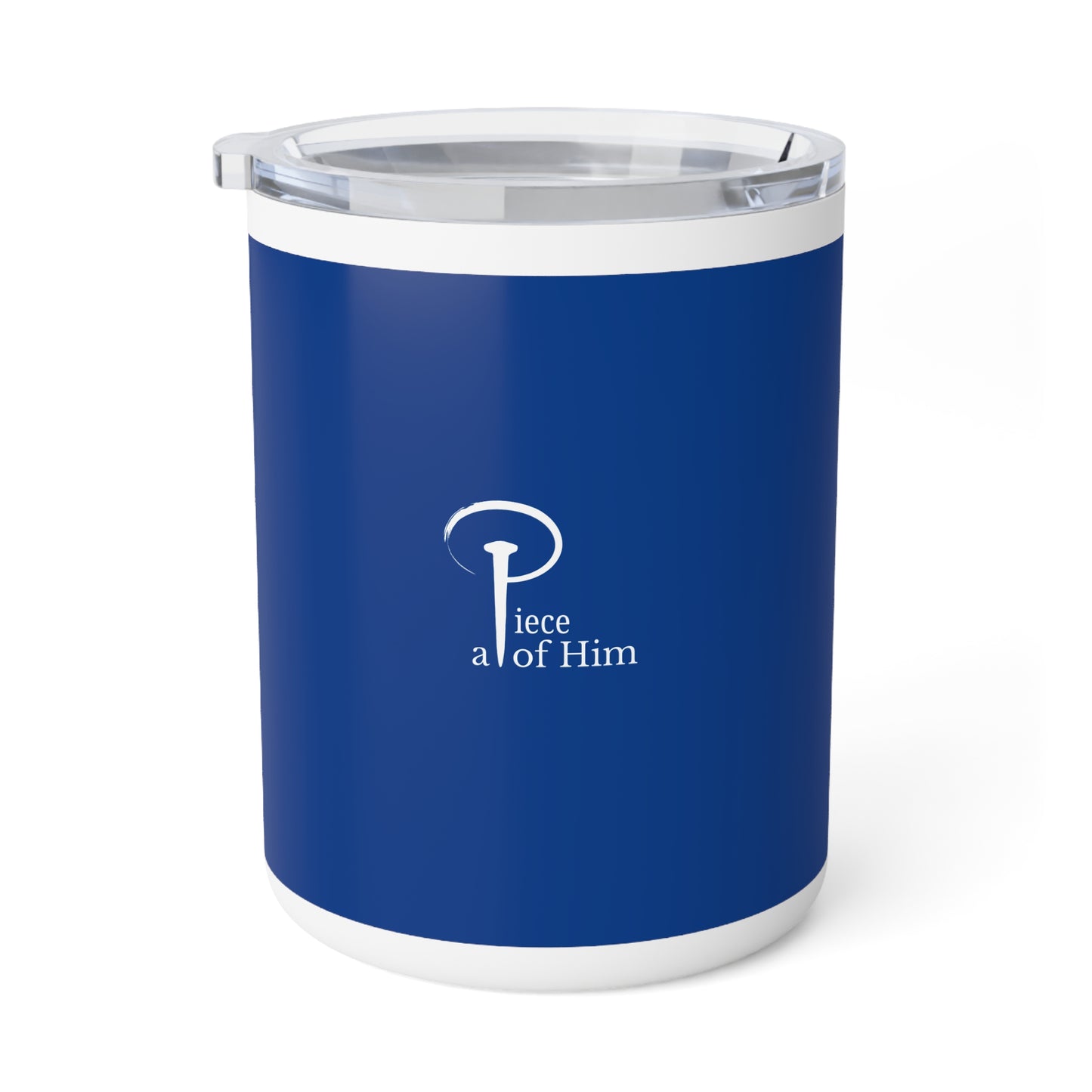 Insulated Coffee Mug with our logo - blue