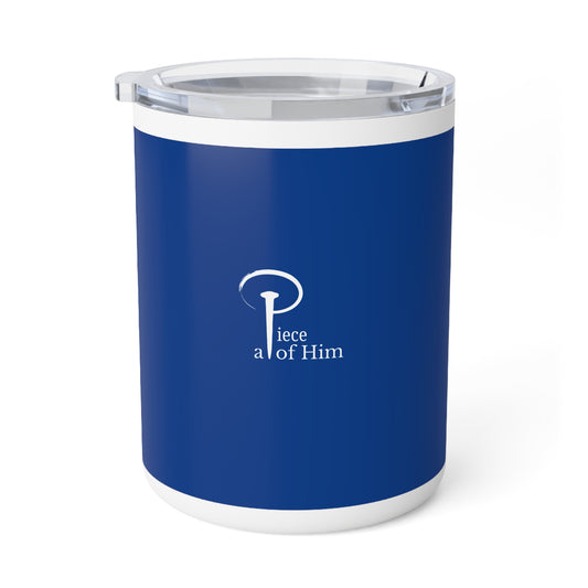 Insulated Coffee Mug with our logo - blue