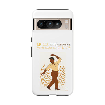 Brille discrètement with Image - Chic Phone Case white