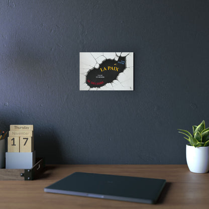 Fais naître la paix - Wall Art Print - grey