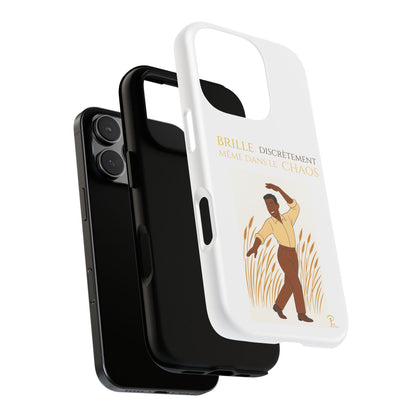 Brille discrètement with Image - Chic Phone Case white