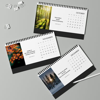 Every Season with John Paul II 2026 Desk Calendar