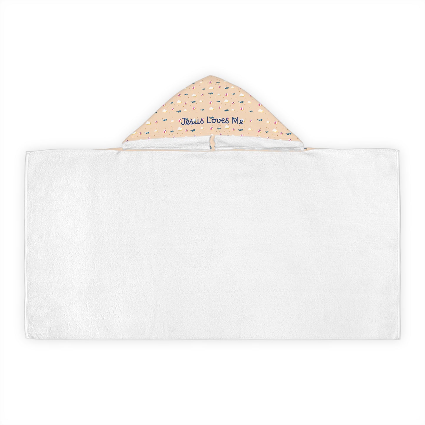 Jesus Loves Me Hooded Towel