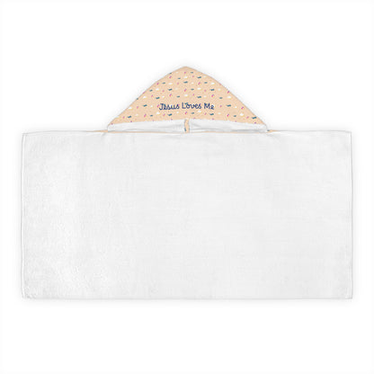 Jesus Loves Me Hooded Towel