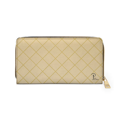 a Piece of Him - Chic Zipper Wallet - beige