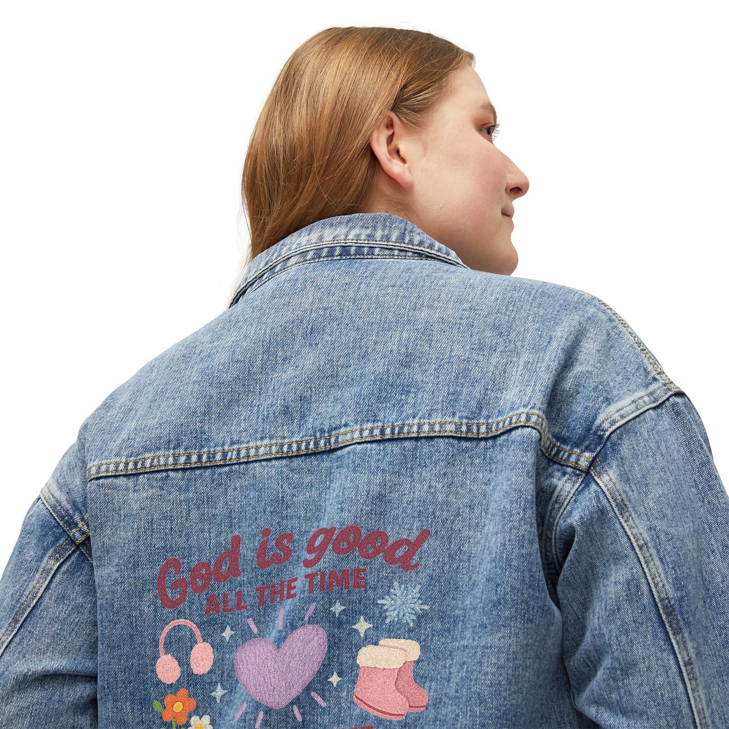 God Is Good Women's Denim Jacket