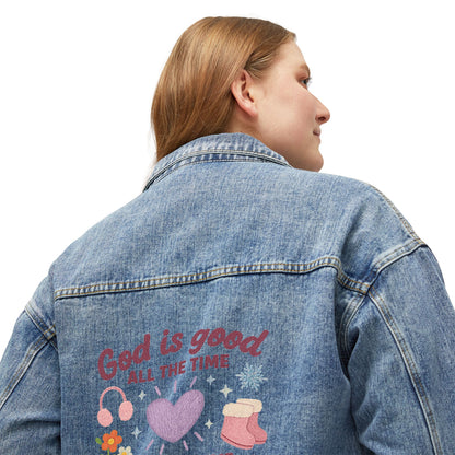 God Is Good Women's Denim Jacket
