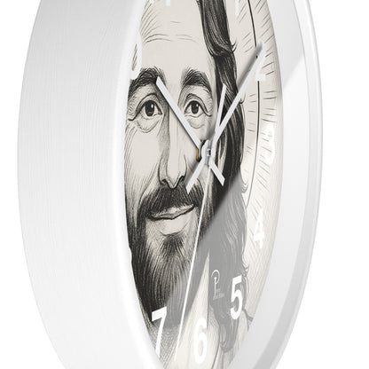 Smiling Jesus Wall Clock - Faithful Decor for Home or Office