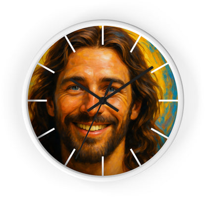 Smiling Jesus - Wall clock