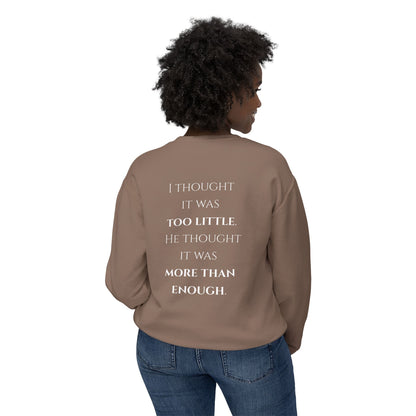 More Than Enough - Unisex crewneck sweatshirt