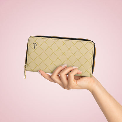 a Piece of Him - Chic Zipper Wallet - beige