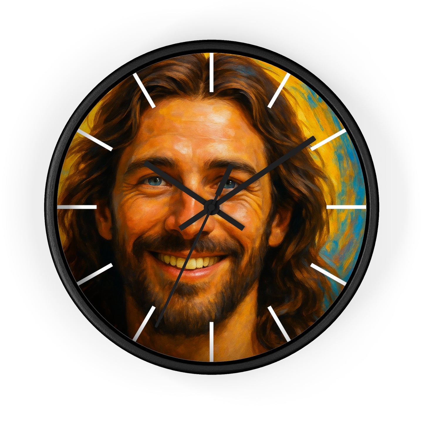 Smiling Jesus - Wall clock