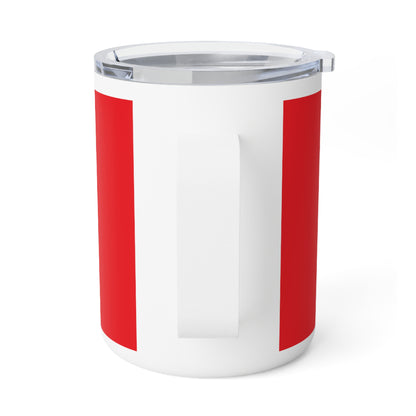 Insulated Coffee Mug - red