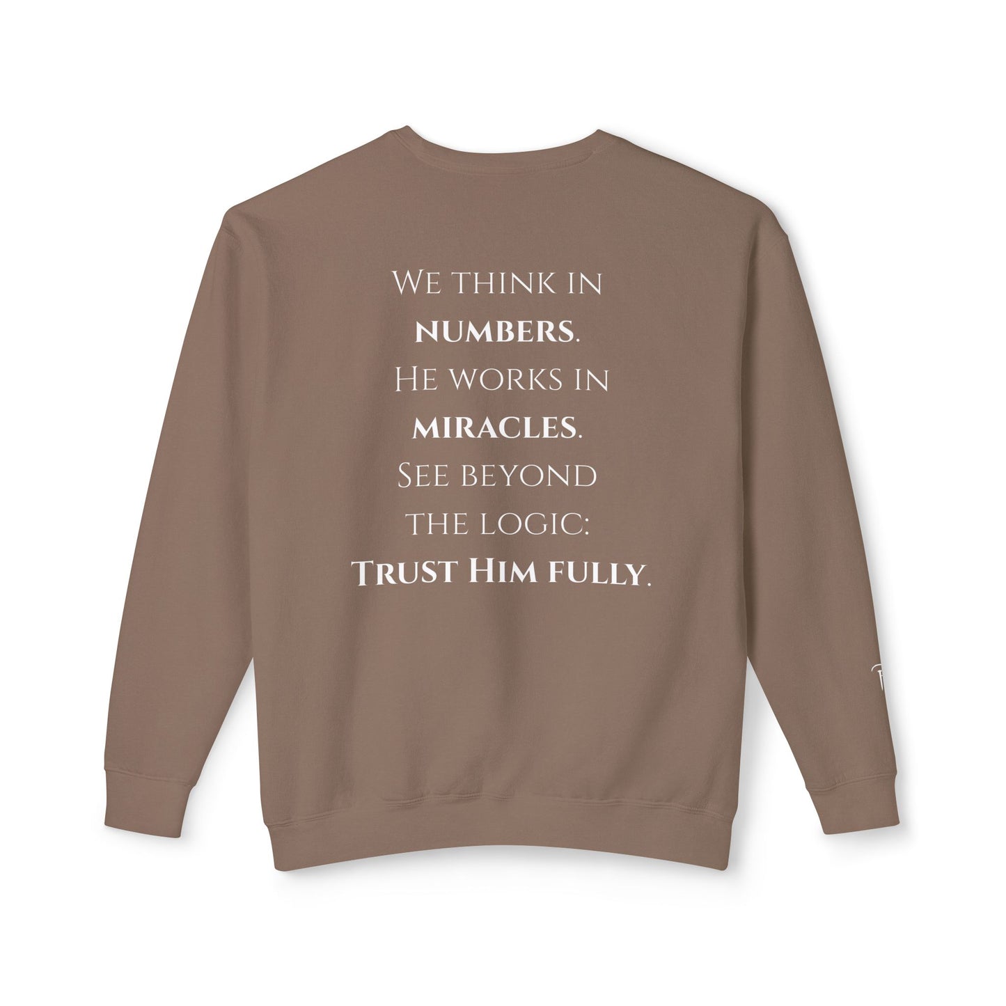 Trust Him Fully - Unisex crewneck sweatshirt