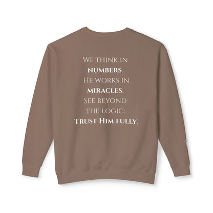 Trust Him Fully - Unisex crewneck sweatshirt