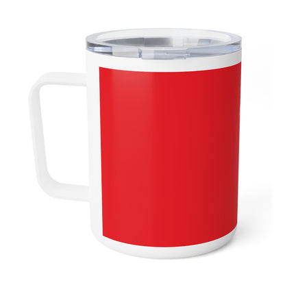 Insulated Coffee Mug - red